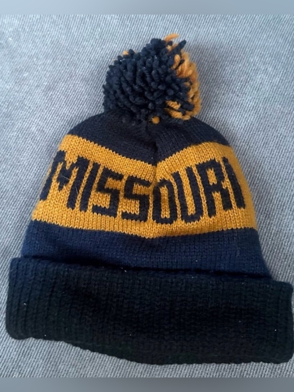 Missouri Tigers Pom Pom beanie hat